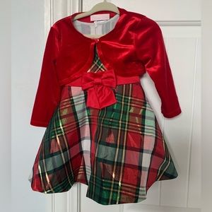 Bonnie Baby tartan dress
